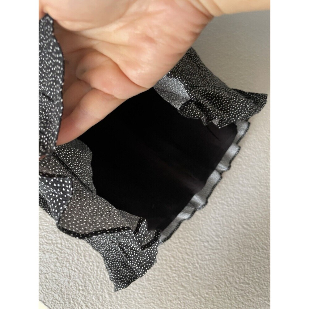 NWT Abercrombie & Fitch Women’s speckled Mini Skirt ruffle edge Size S - Picture 5 of 6